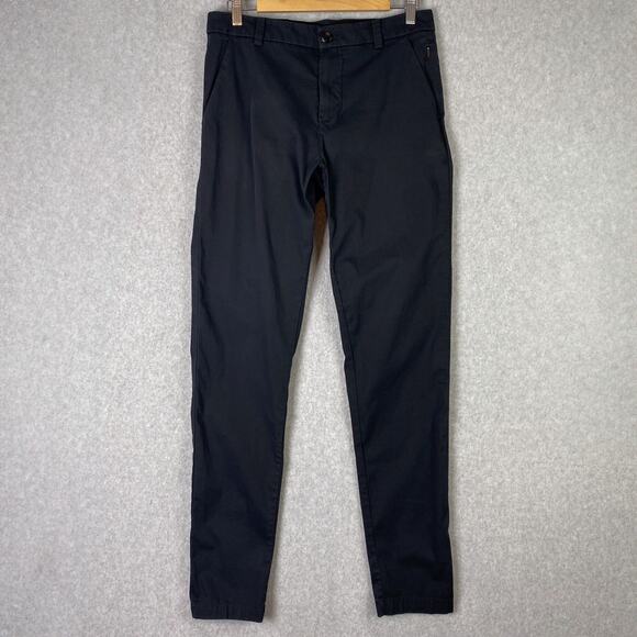 Lululemon Mens 30 Black Commission Pant Classic Swift Cotton 34" - Picture 1 of 9